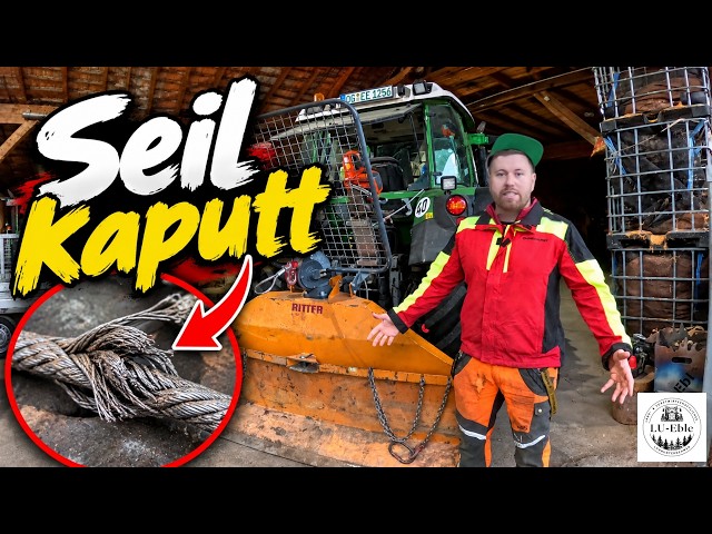 Changing the Ritter D71 winch cable | Finally back to forestry work