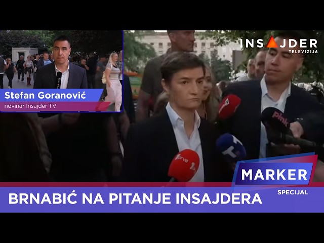 Brnabić na pitanje Insajdera o broju okupljenih na Slaviji: Impozantan broj, respektabilan