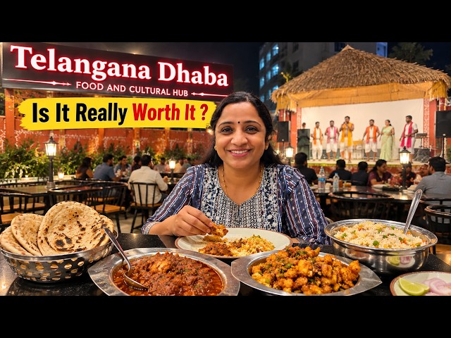 Telangana Dhaba Hyderabad – Is It Really Worth It? | Food, Culture & Live Show | Let's Find Out !