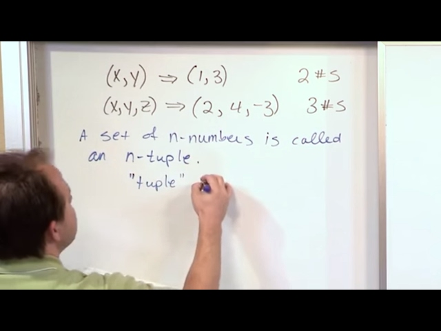 Lesson 2 - N-tuples And Matrix Arithmetic, Part 1 (Linear Algebra)