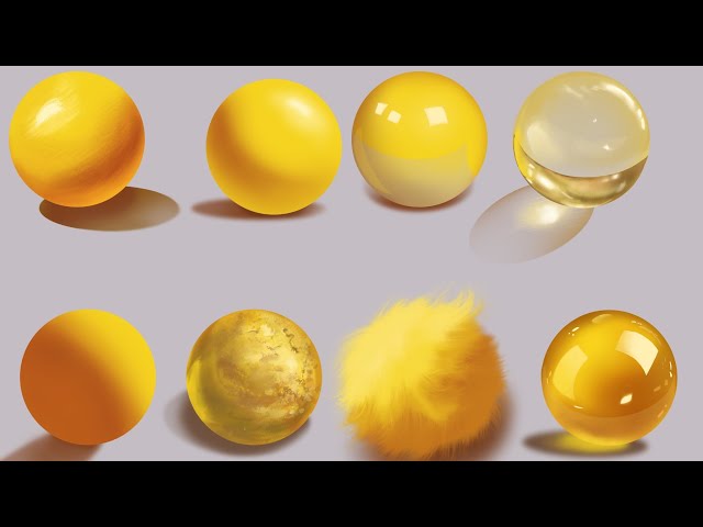 Realistic materials | Render timelapse