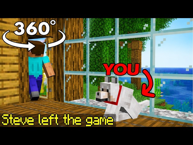 360° POV: You're a DOG but STEVE leaves the game: Compilation