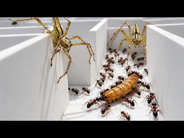 100 Ants Vs Maze Runner Challenge | TerraGreen