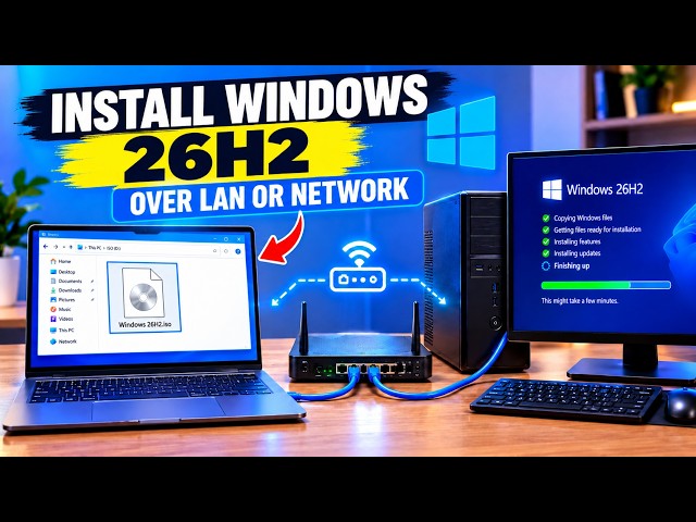 How to Install Windows 11 26H2 Over LAN or Network