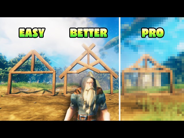 How to Build Perfect Roofs in Valheim