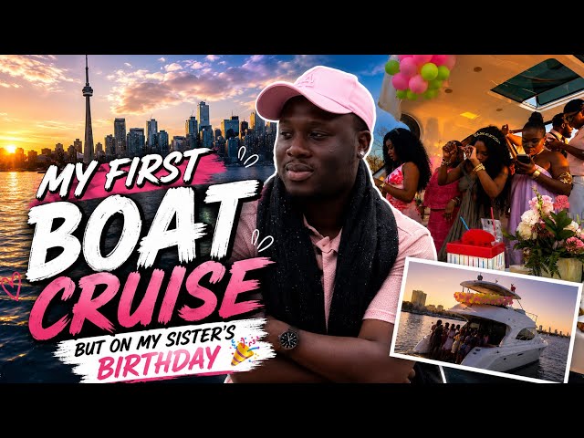 Went On My First Boat Cruise For My Sister’s Birthday 😭🔥
