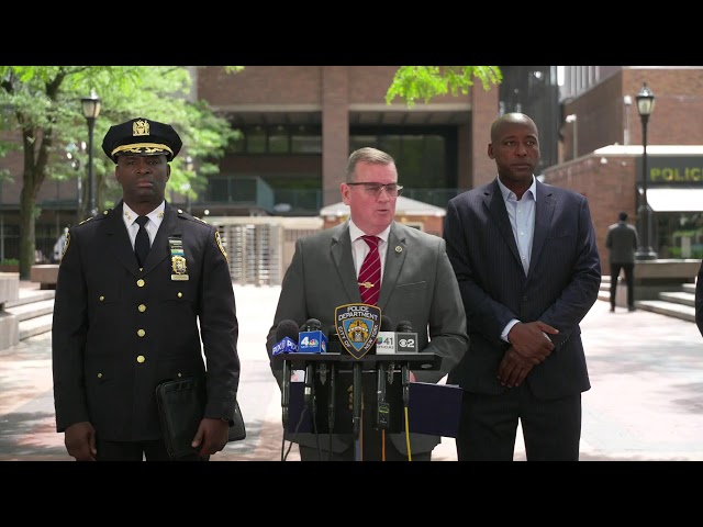 Watch as NYPD Chief Kenny  provide an update on an ongoing investigation in Manhattan  07-26-2024