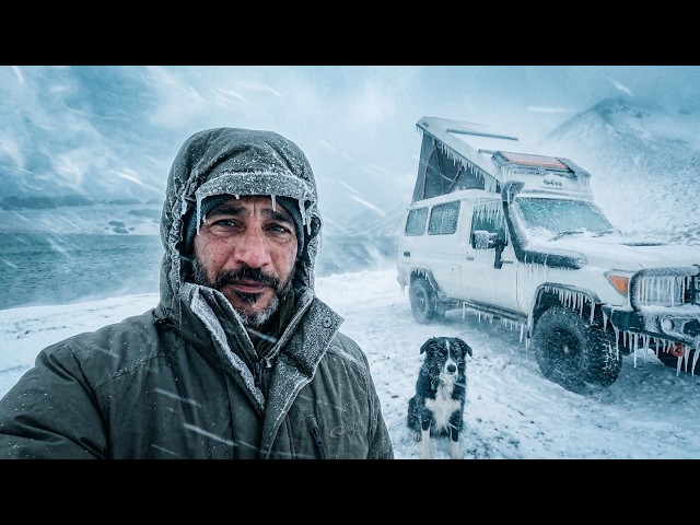 48 Hours In A Freezing Blizzard: Ultimate Truck Camp