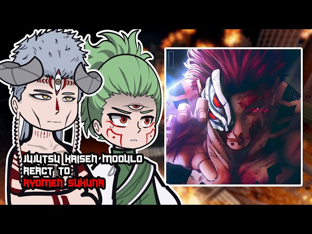 Jujutsu Kaisen Modulo React to Ryomen Sukuna || Gojo vs Sukuna || 2x || GACHA REACT