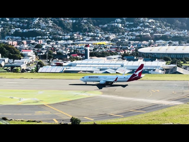 Wellington airport Jetstar takeoff