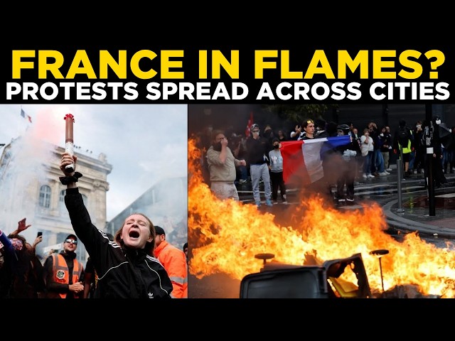 France Protests LIVE: Direct Street Footage and Breaking World News | Live Street Footage