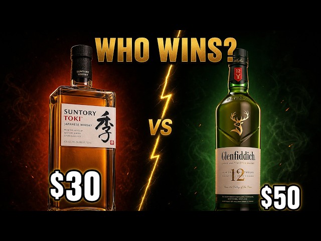 Suntori Toki VS. Glenfiddich 12 : $30 Japanese VS. $50 Scotch... Who Wins?
