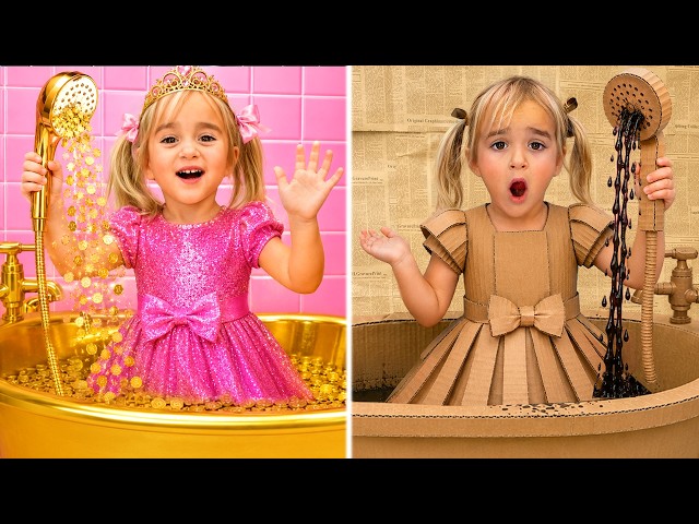 Cardboard vs. Pink Princess! - Fun stories for kids