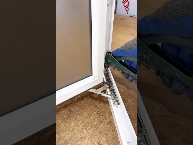 How to make aluminum window diy #aluminiumfabrication #aluminiumwindow #tools #diy #shorts