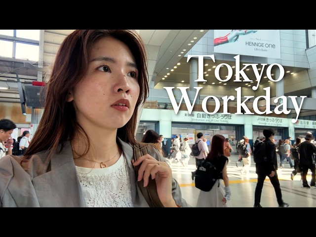 Working in Tokyo at 26 🇯🇵 | My Workday Routine, Rush-Hour Commute & a Cozy Night at Home