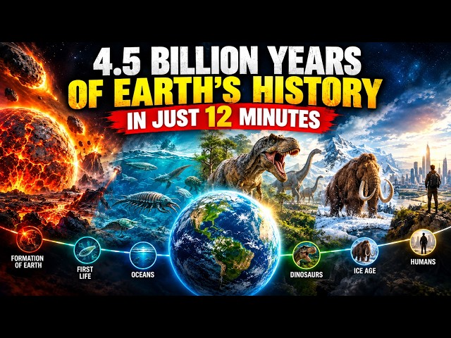 4.5 Billion Years of Earth’s History in JUST 12 Minutes | Full Documentary #history #earth #2026