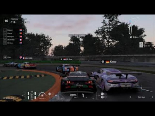 Monza L2 T1 double overtake
