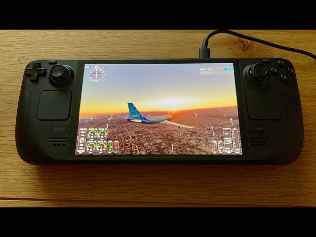 AMAZING ON OLED! Microsoft Flight Simulator - Steam Deck OLED