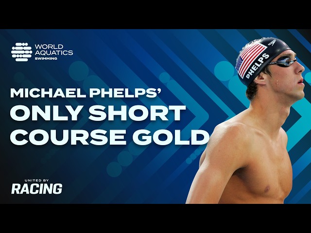 Michael Phelps’ Only Swimming World Championship Gold 🏅