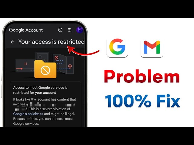 Fix Google: Your access is restricted problem 2026 | Google/Gmail Account Restricted Problem