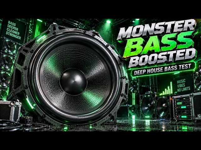 MONSTER BASS BOOSTED 🔊 20Hz-60Hz Deep Bass Power Test | Extreme Deep House Subwoofer Audio