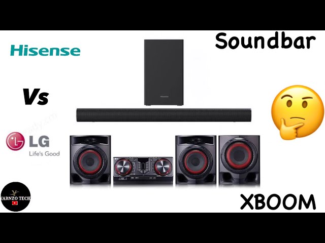 LG Xboom VS Hisense Soundbar (which one sounds better?)🔊🎧