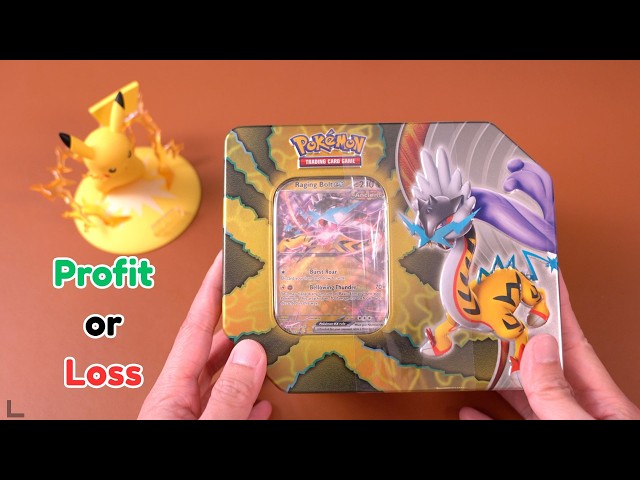 What's Inside Pokémon Paradox Destinies Tin (Raging Bolt ex) - Profit or Loss?