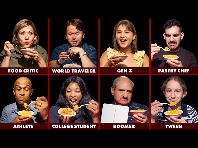 8 Levels of Tasters Rate Mac and Cheese (From Kids to Pro Chef) | Epicurious