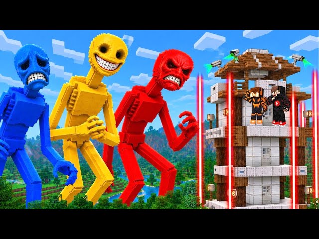 VERITY MONSTERS vs Avarita Tower Minecraft House!
