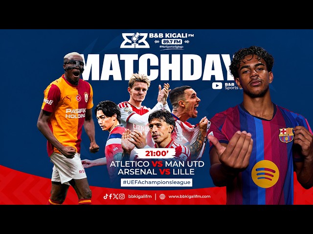 #LIVEGAME #ucl  : ATLETICO MADRID ( 2 - 0 ) MAN U | ARSENAL ( 3 - 0 ) LILLE | GSK ( 1 - 4 ) BARCA