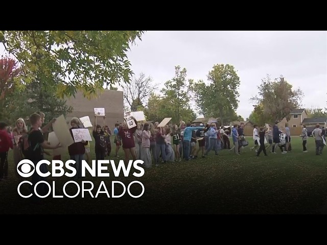 Students walk out to protest planned closure of Northern Colorado school