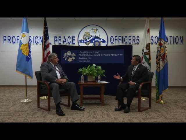 PPOA OnPOINT Interviews Sheriff Scott of the Los Angeles County Sheriff's Department