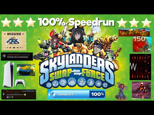 (PS5) Skylanders: SWAP Force 100% Speedrun - 6:10:29 | JensJ56