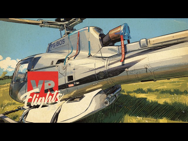 Agricultural, first mission on Helicopter H.125 [LICU]