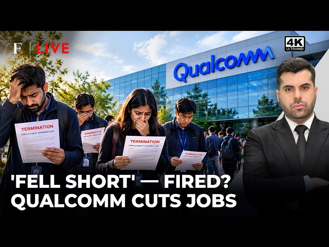 Tech Layoffs 2026: Qualcomm to Cut Jobs in November Amid Smartphone Slump | Firstpost Live|4K