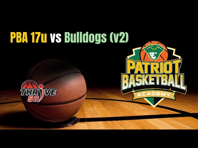 PBA vs Bulldogs (v2), Thrive SD Fall League, 2026