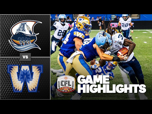 CFL 2026 Recap: Toronto @ Winnipeg - Week 17
