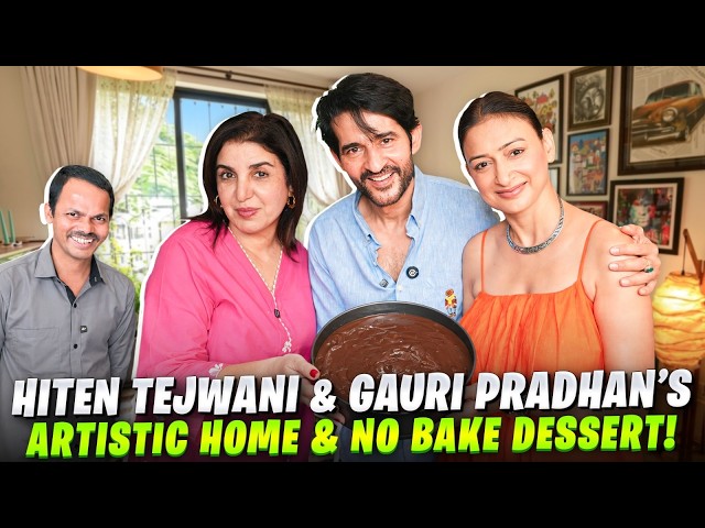 Hiten Tejwani & Gauri Pradhan's Home Tour! Love Story, Iconic TV Shows & No-Bake Chocolate Dessert!