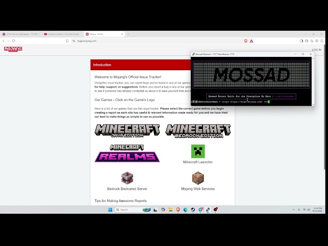 Mossad C2 Vs Mojang