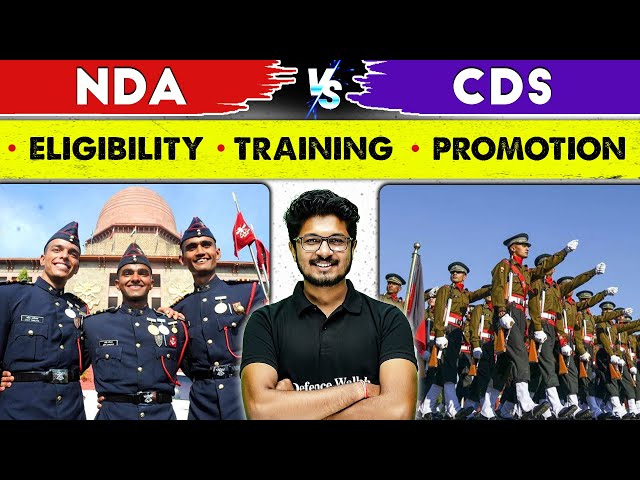 NDA vs CDS : Detailed Comparison | Eligibility, Training & Promotion