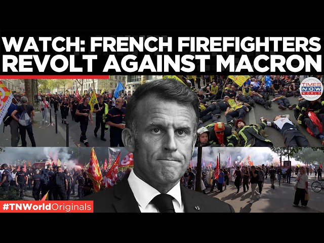 PARIS PROTEST: Firefighters Face Police, Say ‘We Are Being Sent to Our Deaths’ | Times Now World