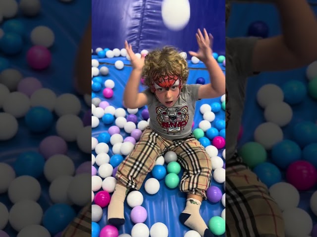 Playing in Ball slide
