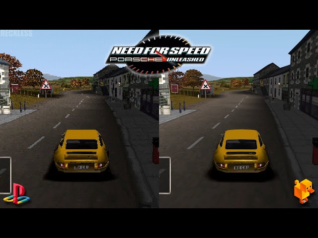 Need for Speed: Porsche Unleashed Duckstation Emulator vs PS1- Graphics Comparison |(1440p)