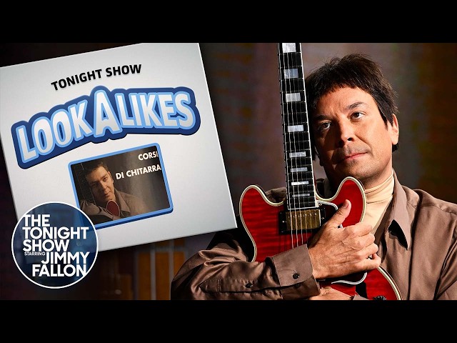 Tonight Show Lookalikes: Homemade Pancakes, Italian Guitar Teacher | The Tonight Show