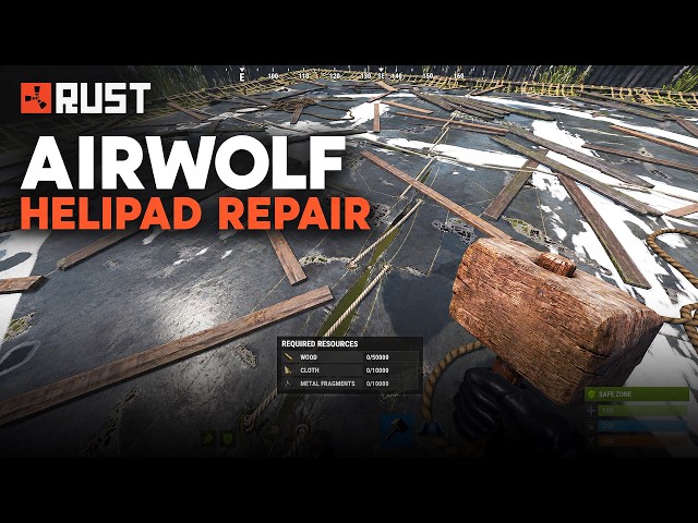 Rust Airwolf Helipad Now Needs Repair!
