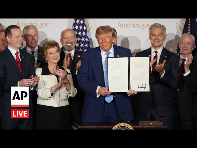 LIVE: Trump and Vance unveil AI-powered America.gov platform in Washington