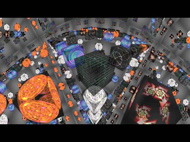blender mirror cube matrix 360