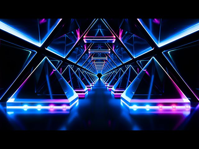 4K Modern Tunnel Background - VJ Loop Screensaver Wallpaper