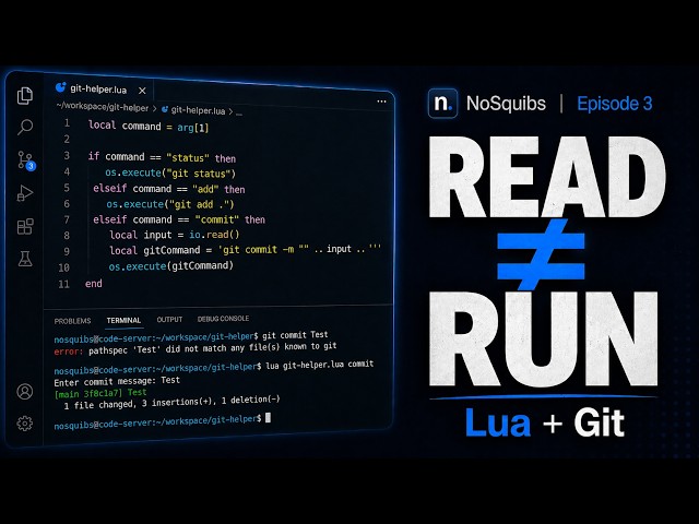Learning Lua by Building a Git Helper — Adding Commits