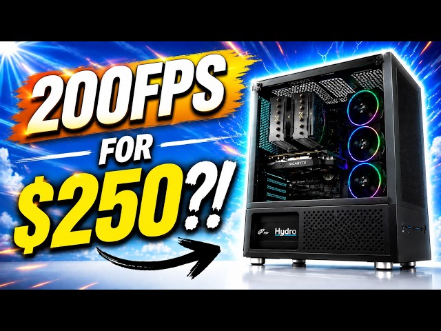 I Built a Gaming PC for under $250 (2026 Edition)